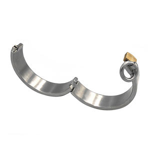 BDSM Fetisch Vorhängeschloss Halsband aus Edelstahl, Fesselring für den Körper, Sexspielzeug für Männer und Frauen - Product Image 6