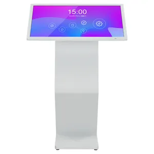 Kiosque totem publicitaire réglable avec affichage LCD interactif pour affichage vidéo numérique