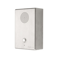 Téléphone d'urgence SIP VoIP en acier inoxydable IP pour ascenseur, pour les espaces publics
