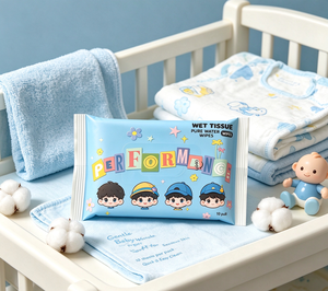 Salviette Umidificate Portatili per Neonati con Design Smurfs, 10 Pezzi, Salviette all'Acqua Pura per la Cura Quotidiana del Bambino, 6 Confezioni per Bundle - Product Image 6
