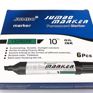 Marcador Permanente Impermeable de Alto Rendimiento, No Tóxico, No Borrable, Diseño Único, Punta Oblicua, Jumbo, Precio de Fábrica, Muestra Gratis - Product Image 5