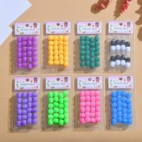 Perles à cheveux classiques tendance, grandes perles violettes à gros trous pour tresses, perles mignonnes pour enfants, perles pour dreadlocks, perles décoratives en acrylique