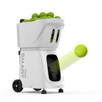 Nouvelle machine à balles de tennis portable PUSUN, équipement d'entraînement automatique à commande par application, machine de tir de balles de tennis