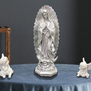 รูปปั้นพระแม่มารีทำจากเรซินคาทอลิกสำหรับตกแต่งบ้านคริสเตียนของตกแต่งโบสถ์ - Product Image 4