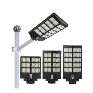 Precio de Fábrica al por Mayor, Lámpara Solar LED para Calle, 300W 400W 500W, IP65 Impermeable, ABS, Batería de Litio LiFePO4, Diseño Todo en Uno, MPPT - Product Image 1