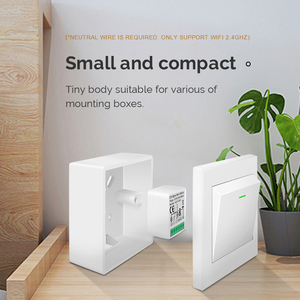 100000 mal 1CH ABS-und PC-WLAN-Switch-Modul mit neutraler Kabel unterstützung Alexa und Google Home