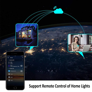 Ampoule Intelligente E27/E26/B22 avec Changement de Couleurs RGBCW, Ampoule LED Musicale Wi-Fi, Contrôle par Application, Matériaux de Qualité pour Éclairage Intelligent - Product Image 6