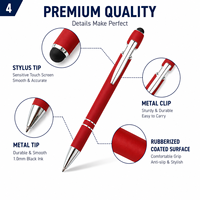 Stylos à bille métalliques durables de luxe avec logo personnalisé UMI, 2 en 1, bille à pointe souple, impression UV, stylos pour événements de course et de marche