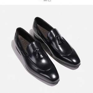 Chaussures pour hommes en cuir véritable respirantes et antidérapantes, style décontracté chic pour le bureau et les fêtes d'automne - Product Image 5