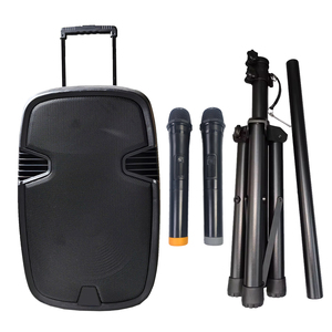 Professional 250W 2-Way Active PA Speaker System 15" Loud Party Speakers BT TWS Audio VHF Stand Remote Control Rechargeable Acti - Product Image 4