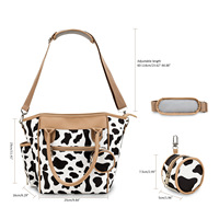 Mama-Handtasche Baby-Wickeltasche Windeltasche Stilltasche Kinderwagen-Rucksack Muttertagsgeschenk Praktische Babytasche