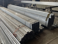 Fabricant de tubes carrés en acier au carbone galvanisé 50x50x2.5mm pour profilés de construction de serres et bâtiments agricoles