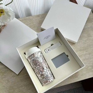 Insulated Tumbler With Butterfly and Floral Pattern Stainless Steel Travel Mug Gift Set With Gift <b>Box</b> <b>for</b> Women - Product Image 3