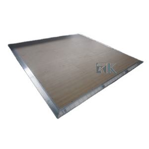 ฟลอร์เต้นรำลายไม้แบบพกพาพร้อมขอบอลูมิเนียมแผงฟลอร์เต้นรำ - Product Image 1