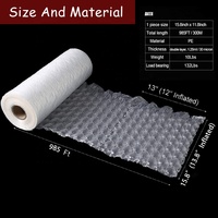 Rouleaux de film bulle d'air antichoc en HDPE/PE – Film protecteur premium à grandes bulles