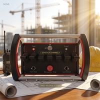 hydraulique joystick vanne directionnelle 4 leviers camion grue radio kits de télécommande intelligents