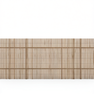 Clôture de jardin en roseaux 393,7 po x 31,5 po, élégant treillis et portail pour usage extérieur - Product Image 1