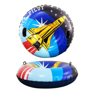 Tube de neige <span class=keywords><strong>gonflable</strong></span> en PVC épaissi pour enfants et adultes Sport d'hiver en plein air toboggan arc-en-ciel résistant au froid pour <span class=keywords><strong>luge</strong></span> à neige - Product Image 4