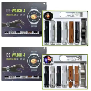 D9-Watch 4 1.5 Inch Màn Hình Tròn 7 Trong 1 Smartwatch La Bàn SOS Ai Bằng Giọng Nói Miễn Phí 7 Dây Đeo Không Dây Sạc Thông Minh Đồng Hồ D9-Watch4 - Product Image 1