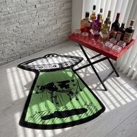 Tapis Anime Créatifs et Amusants, Moelleux et Shaggy, Antidérapants, Épais, Formes Irrégulières Personnalisées, Tapis Tuftés pour la Décoration Intérieure
