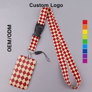Hot Sale Custom Logo Fashion <b>Lanyard</b> <b>Polyester</b> Silk Screen Offset Printing Logo Id Holder Card Badge <b>Lanyard</b> - Product Image 1