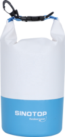 Sac à dos d'extérieur SINOTOP avec logo personnalisé, 20L, 500D PVC, bâche imperméable, ensemble de sacs étanches, voyage, randonnée, flottant, camping, pêche