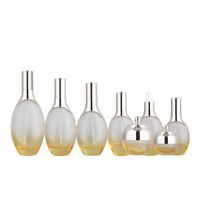 Coloré Personnalisé 20g 50g 15mL 30mL 50ml 100mL 120mL Plat Rond Ovale Verre Sérum Pour Les Yeux Essence Bouteille Compte-gouttes 10z