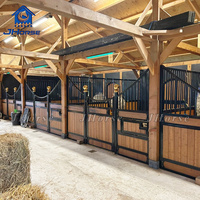 Portes d'entrée permanentes Écuries en bambou Écuries Préfabriquées Cheval Équestre Écurie Fronts