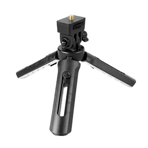 Godox Tripod Mini Mt01, dudukan atas meja dapat dilipat 5 tingkat penyesuaian dengan 1/4 inci sekrup dudukan untuk Ad200 A1 Flash