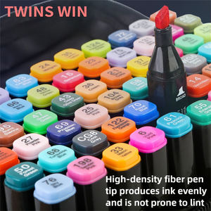 Set di Pennarelli Professionali per Disegno e Pittura, Asciugatura Rapida, Resistenti allo Sbiadimento, a Doppia Punta, Permanenti, a Vernice Acrilica - Product Image 3