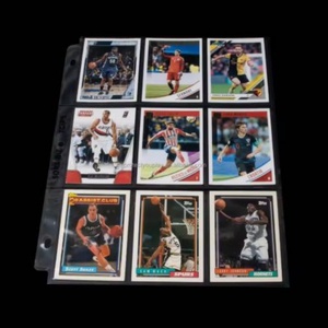 Luxury PU <b>Leather</b> 9 Pocket Card Storage Pages 3 Ring Trading Card Protector Sleeves for TCG Game Sports Cards - Product Image 2
