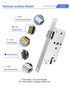 Factory-A72ZL Certified Fire-Rated Mortise <span class=keywords><strong>Lock</strong></span> Durable Anti-Theft Dead Bolt com chave para portas de madeira e aço Iron <span class=keywords><strong>CAM</strong></span> <span class=keywords><strong>Lock</strong></span> - Product Image 4