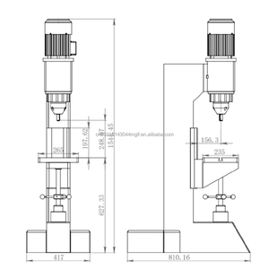 Machine à riveter orbitale hydraulique TIGER 14kn 34kn 65kn 2-120mm, machine à riveter verticale radiale - Product Image 5