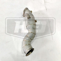Tuyau d'échappement haute performance avec isolation thermique pour Mercedes-Benz W205 C200 C250 C300 2015-2020
