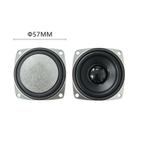 Haut-parleur multimédia de 57 mm (2,2 pouces), 4 ohms, 5/8 watt, avec trous de fixation, mini haut-parleur à aimant puissant pleine gamme pour fauteuils de massage
