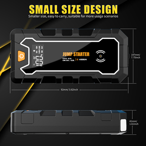 Nhà máy bán cao điểm hiện tại 4000A xe nhảy khởi động Kit với Đèn Pin Công cụ khẩn cấp Xe pin nhảy khởi động 12L gas 10L diesel - Product Image 2