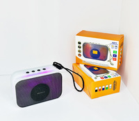 Mini Altavoz Portátil de 5W con Bluetooth, Iluminación RGB y Batería Recargable, Altavoz para Fiestas y Uso en Cine en Casa