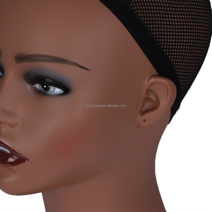 <span class=keywords><strong>Tête</strong></span> de Mannequin en PVC pour Présentation de Bijoux et Perruques, Cheveux Africains Europe Amérique, Visage Maquillé Réaliste pour Femme - Product Image 6