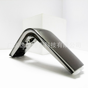 Aluminum Alloy L Shaped <b>Sofa</b> <b>Legs</b> 135Mm Graphite Minimalist Heavy Duty Furniture Support <b>For</b> Cabinet And <b>Sofa</b> - Product Image 1