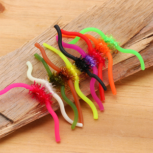 Sâu thu hút mềm nhựa lừa <span class=keywords><strong>Worm</strong></span> #10 thuyền đánh cá thu hút mồi mềm cho Cá Đuôi Vàng Bass bán buôn - Product Image 2