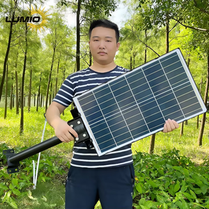 Lámpara <span class=keywords><strong>Solar</strong></span> LED para Exteriores <span class=keywords><strong>Lumio</strong></span> All One, Ajustable 600W/800W, IP65 Impermeable, 6500K, Ángulo de Haz de 120°, para Carreteras, 2 Años de Garantía - Product Image 2