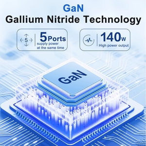 <span class=keywords><strong>Chargeur</strong></span> USB multiport 140W Chargement sans fil QC3.0 18W 10-en-1 PD Station de charge pour iPhone pour ordinateur portable <span class=keywords><strong>Samsung</strong></span> - Product Image 6