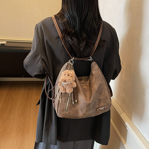 Borsa a tracolla/<span class=keywords><strong>zaino</strong></span> da <span class=keywords><strong>donna</strong></span> 3-in-1 versatile, casual e di tendenza, grande, per il pendolarismo, nuova collezione 2026, per il commercio transfrontaliero - Product Image 4
