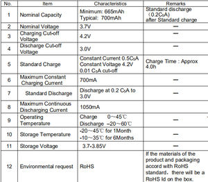 <span class=keywords><strong>Batterie</strong></span> rechargeable au lithium Li-ion 3.7v <span class=keywords><strong>Batterie</strong></span> au lithium-ion 3V CR123A <span class=keywords><strong>RCR123A</strong></span> ICR17335 600mah 700mah - Product Image 2
