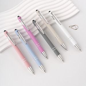 CCH Customized LOGO creative colored metal push-button neutral <b>pen</b> round <b>pen</b> - Product Image 2