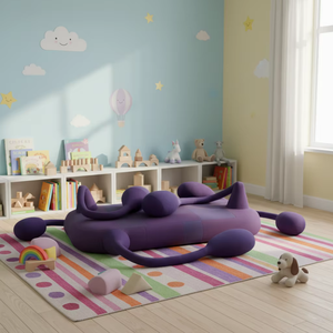 Sofá Modular Artístico con Forma de Pulpo, Estilo Italiano Moderno y de Lujo, para Salas de Juego Retro-Futuristas y Cafés - Product Image 1