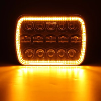 Phare rectangulaire approuvé par le DOT 5x7 "phare LED 7x6 pouces pour Jeep Cherokee XJ