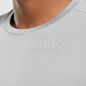 Vente chaude Meilleure Qualité Fitness Wear T-shirts À Vendre Coton Fait Hommes Fitness T-shirts Au Meilleur Prix - Product Image 4