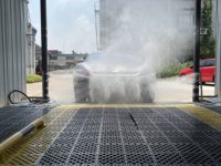 Sistema de Lavado de Autos Inteligente sin Contacto de 360 Grados para Uso en Gasolineras