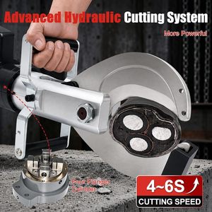 Coupe-câbles hydraulique électrique 1800W 16 tonnes 220V, lame de type C pour la découpe de tuyaux en cuivre et en aluminium - Product Image 3
